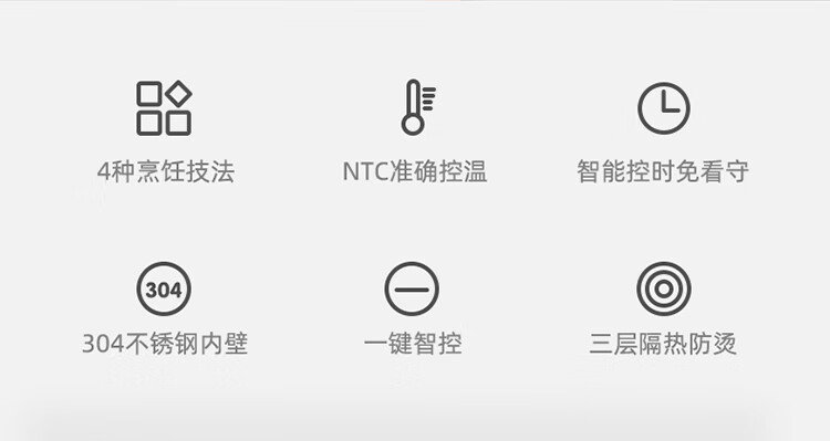 小熊（Bear）煮蛋器 家用单层多功能微电脑蒸蛋器 蒸蛋机 温泉蛋溏心蛋精准控温 ZDQ-B06R2 白色