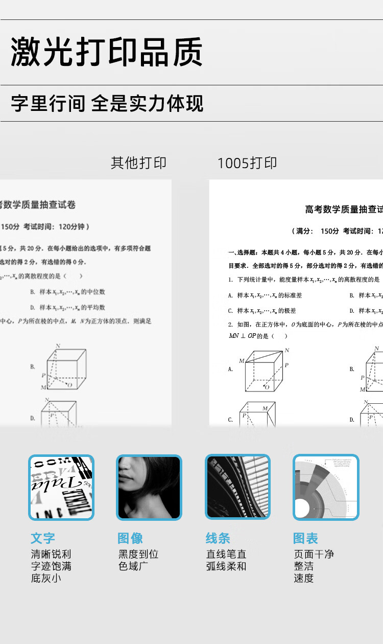 惠普（HP）A4激光三合一低成本小型办公打印机USB连接打印复印扫描1005