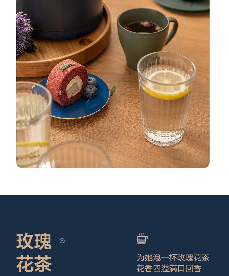 小熊（Bear）烧水壶  ZDH-Q15H2 电水壶 热水壶 电热水壶 烧304不锈钢1.5L容量双层防烫开水壶