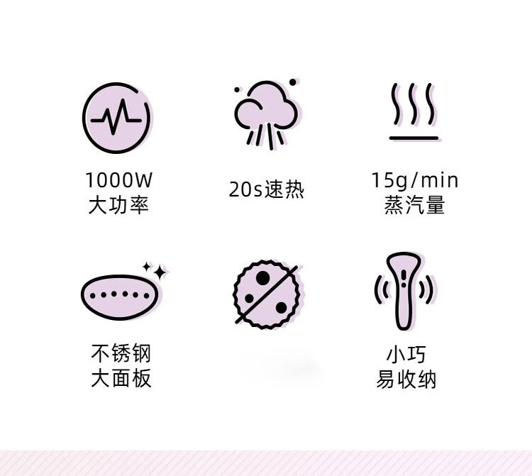 小熊（Bear）挂烫机 GTJ-C10Y5 手持熨斗 家用蒸汽挂烫机 烫衣机 衣服熨斗 便携小型蒸汽熨烫机 电烫斗
