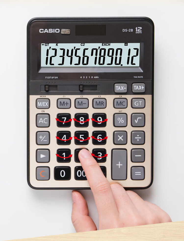 卡西欧（CASIO）DS-2B 快打机 快速翻打 计算器