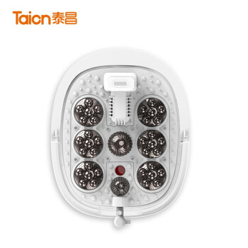 泰昌（Taicn)熏蒸足浴盆全自动自动按摩加热泡脚桶浴足机明星推荐礼物 TC-09AZ6H 黑