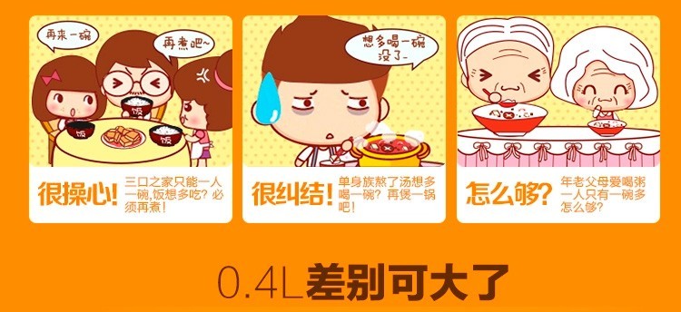 美的（Midea）电饭煲 电饭锅迷你1.6L电饭煲可拆洗内盖黑晶不粘内胆家用电饭煲 YN161
