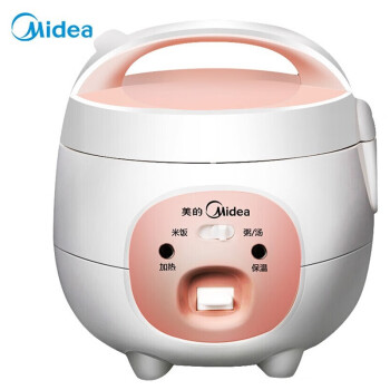 美的（Midea）电饭煲 电饭锅迷你1.6L电饭煲可拆洗内盖黑晶不粘内胆家用电饭煲 YN161
