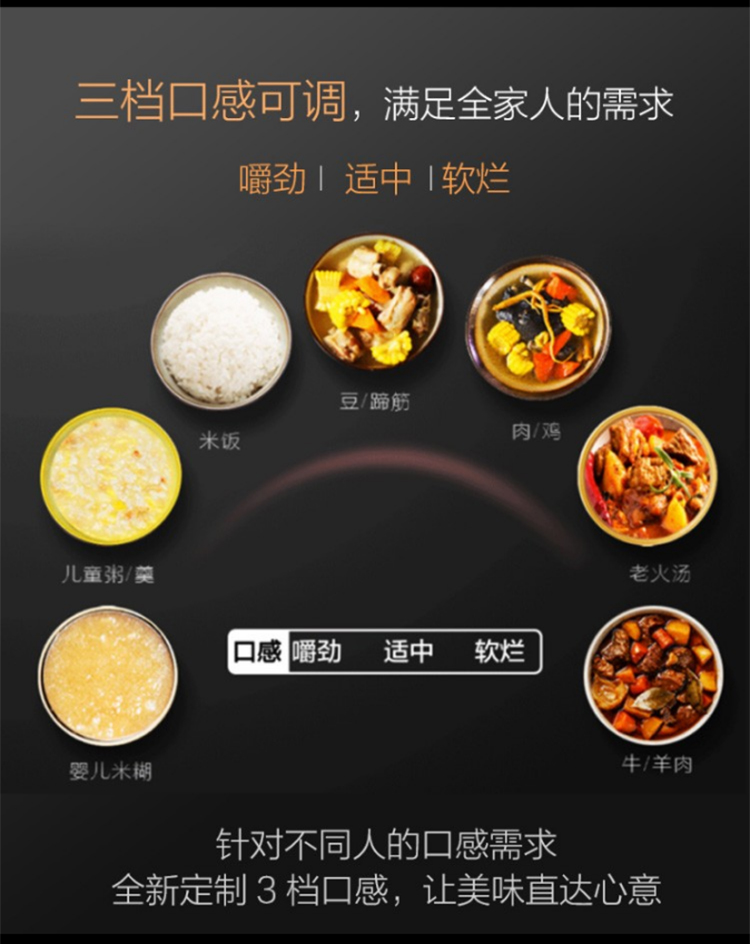 美的（Midea）电压力锅 电饭锅 50MCB88 【线下同款】
