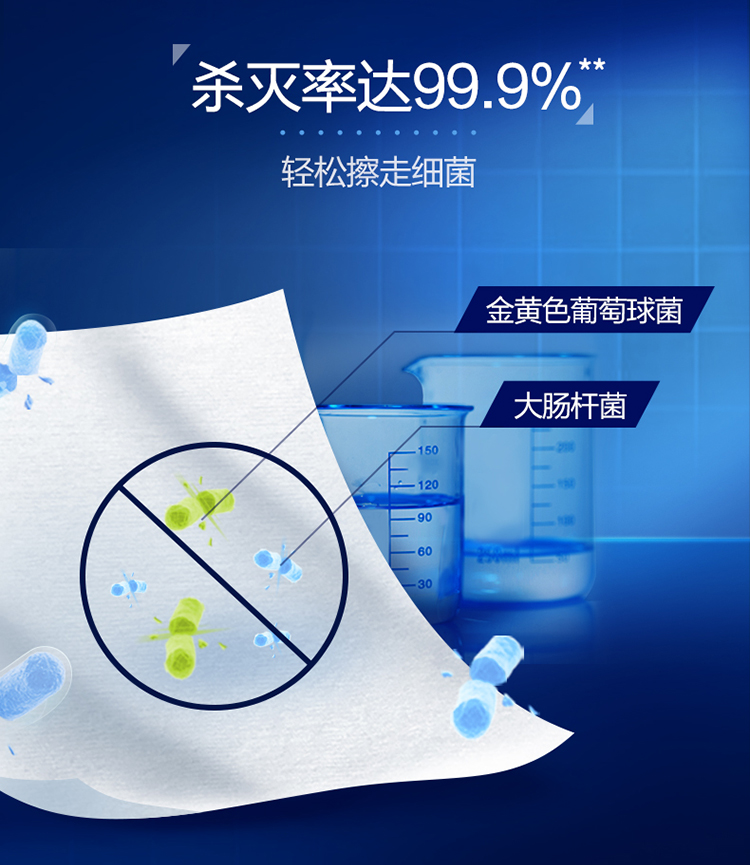 维达(Vinda) 湿巾杀菌湿巾 量贩装 湿纸巾 卫生湿巾10片*5包/提