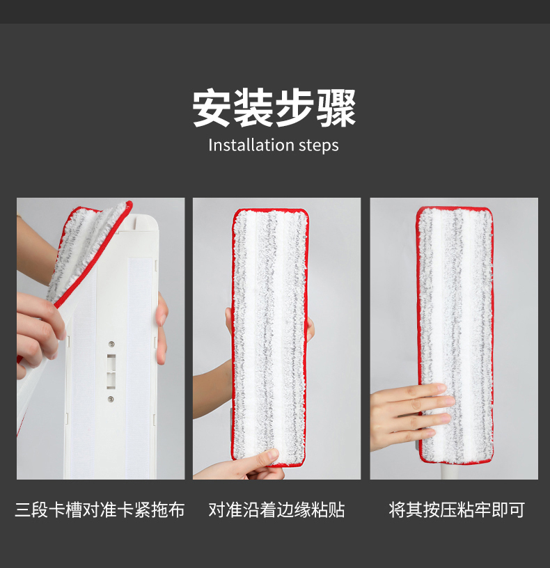 好媳妇家用木地板免手洗懒人平板拖把力洁乐净平拖 HD-7006