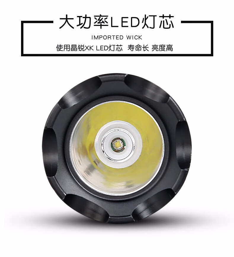 神火（supfire）强光手电筒充电式迷你便携户外骑行应急灯户外照明A10