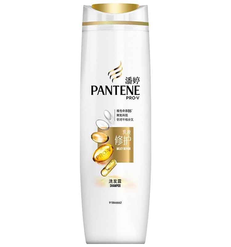 潘婷洗护套装 乳液修复洗发水400ml+丝质顺滑润发(精华素)200ml