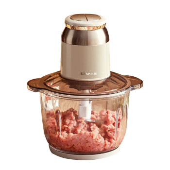 小熊（Bear）绞肉机 QSJ-D03D7 2L 家用 绞馅机 碎肉机  电动多功能料理搅拌机打肉机饺子肉馅蒜蓉机 搅肉机
