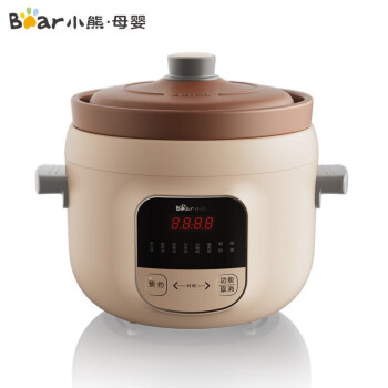 小熊（Bear）电炖锅  DDG-D30L3 煲汤锅 炖汤锅 电砂锅 紫砂锅 煮粥锅煲粥 可预约定时   3L原矿紫砂
