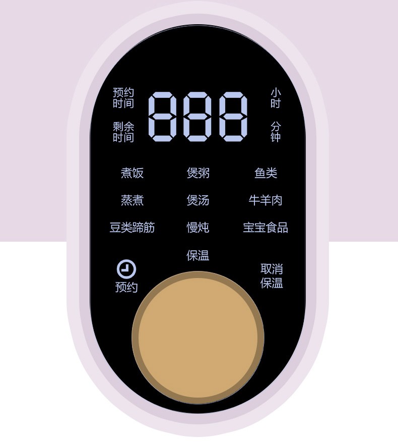 大宇（DAEWOO）电压力锅家用大容量智能高压饭煲多功能电压力锅DYYL-602浅紫色