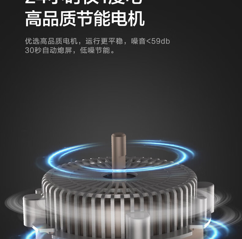 美的（Midea）电风扇家用远程遥控大风力塔扇立式节能低噪宿舍摇头定时落地扇无叶风扇ZAE09MA 白色