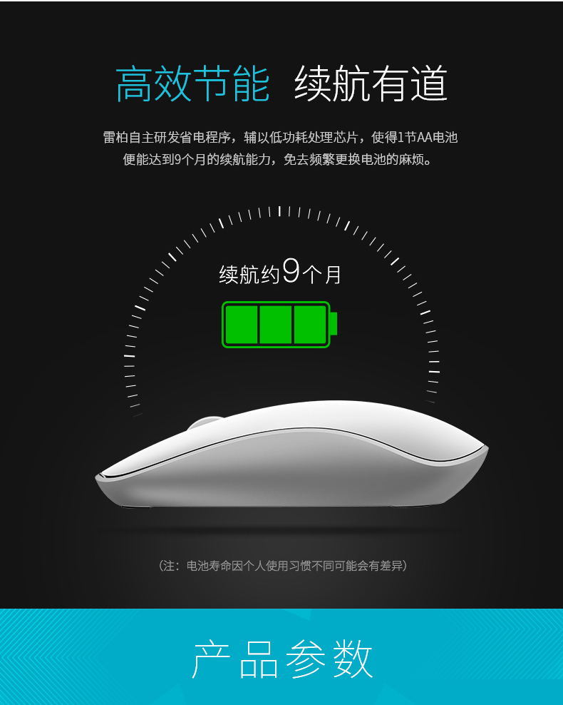 雷柏（Rapoo） M200G 无线鼠标 蓝牙鼠标 办公鼠标 笔记本无线鼠标 台式机无线鼠标 深灰色