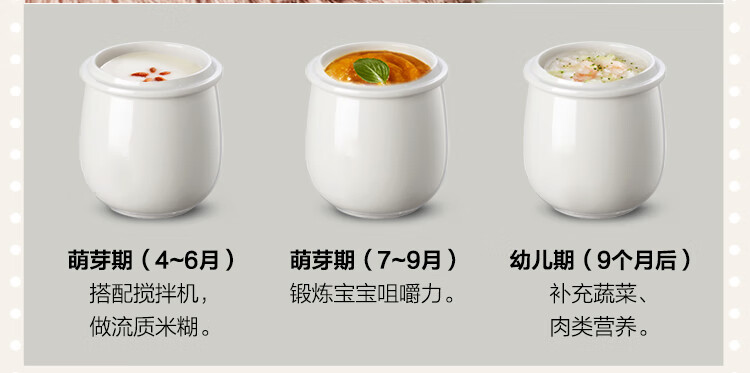 小熊（Bear）电炖锅  DDZ-C25X6 电炖盅 隔水炖锅 煲汤锅 燕窝炖盅 炖汤锅 婴儿煮粥锅熬粥可预约定时配蒸笼