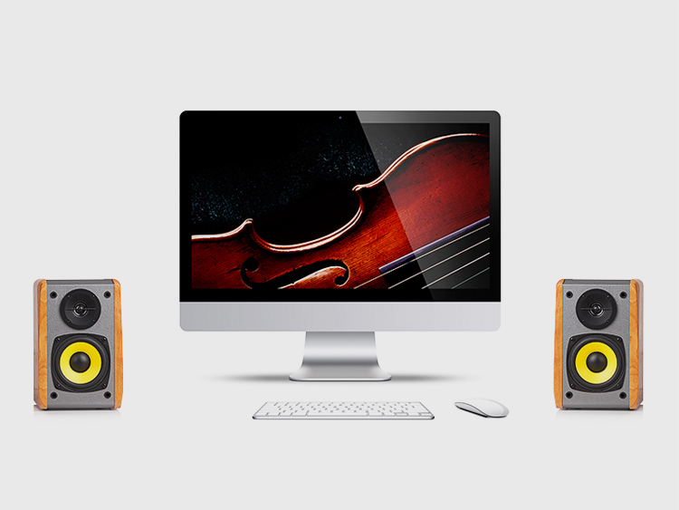 漫步者（EDIFIER） R1000TC 北美版 2.0声道 电脑音箱 多媒体音箱 音响