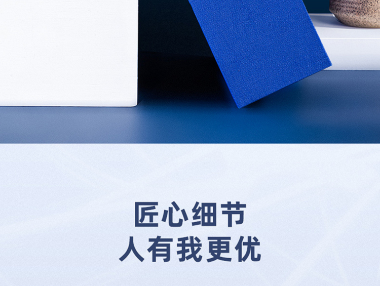 得力(deli)55mmA4/PVC磁扣式文件盒 加厚档案盒财务票据试卷收纳 单只装 蓝色63209