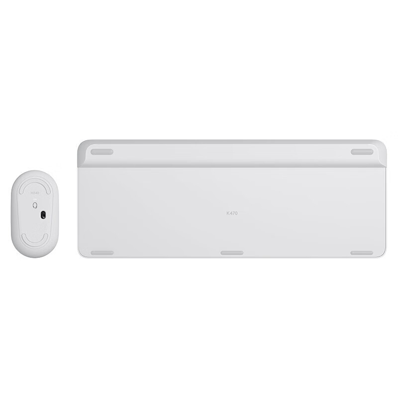 罗技（Logitech）MK470 键鼠套装 无线键鼠套装 超薄 全尺寸 带无线2.4G接收器 白色