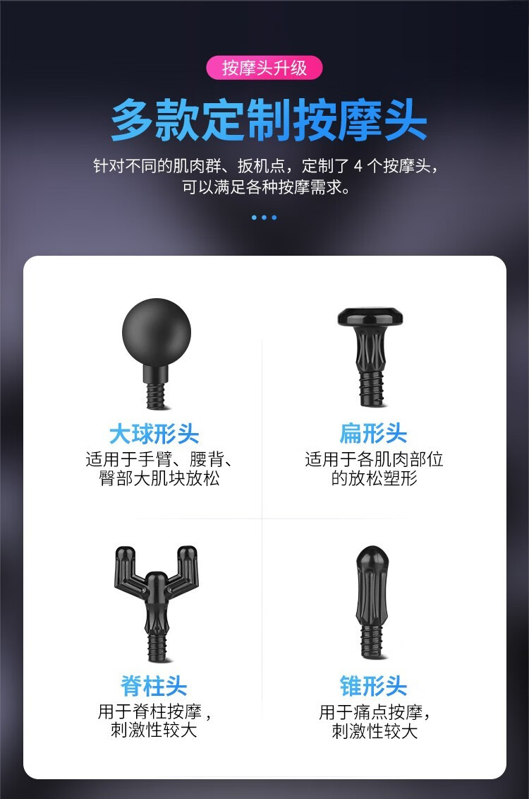 YESOUL野小兽 筋膜枪深层肌肉电动经膜仪按摩枪肌膜枪 MG15 灰
