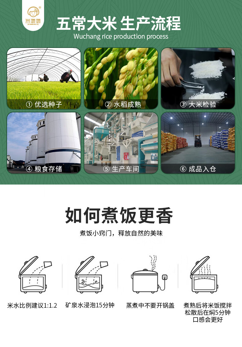 米妹妹 企业团购员工福利 五常粥米2kg