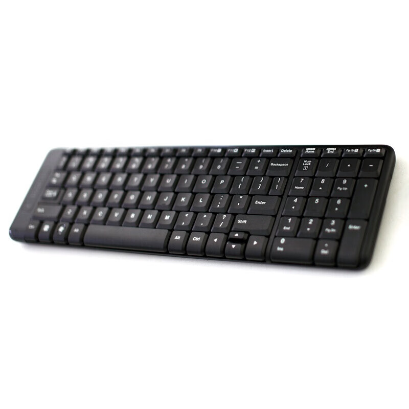 罗技（Logitech）MK220 键鼠套装 无线键鼠套装 办公键鼠套装 带无线2.4G接收器 黑色
