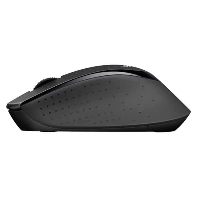 罗技（Logitech）M330鼠标 无线鼠标 办公鼠标 右手鼠标 带无线微型接收器 黑色