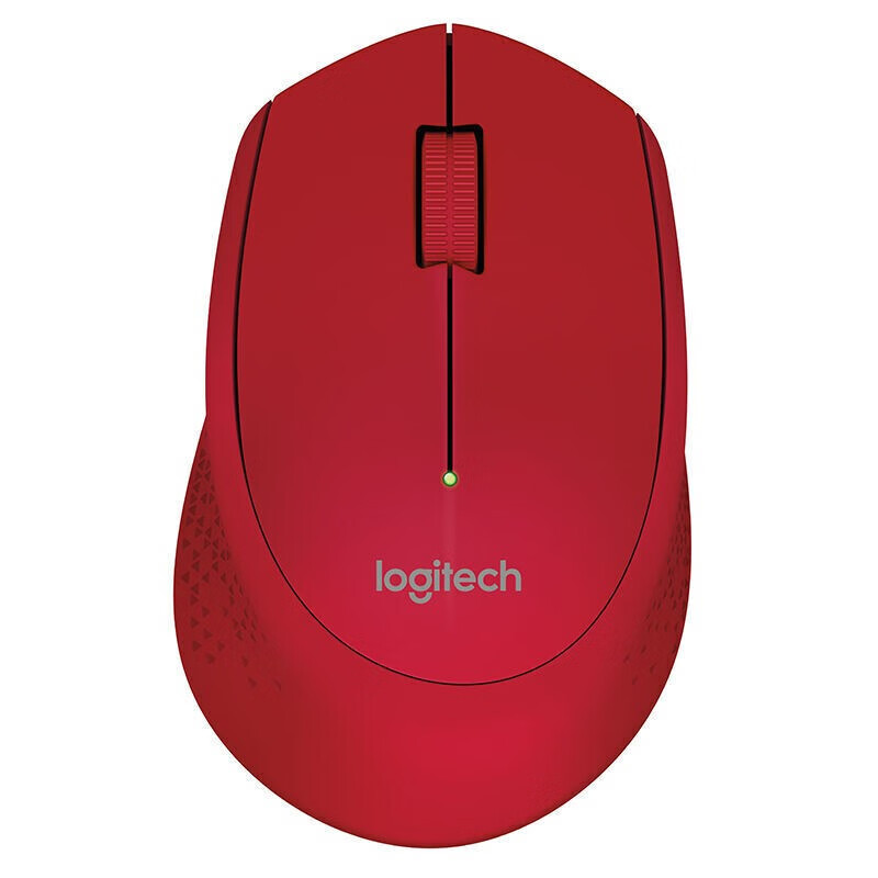 罗技（Logitech）M280无线鼠标光电笔记本电脑商务办公家用鼠标 红色