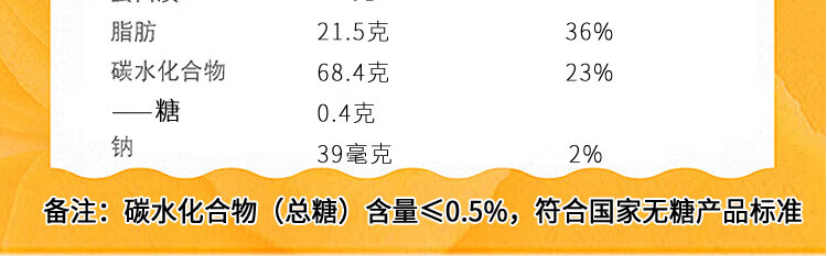 ?粮小买无糖山药薏米燕麦饼750g无糖零食饼干 粗粮杂粮代餐轻食整箱