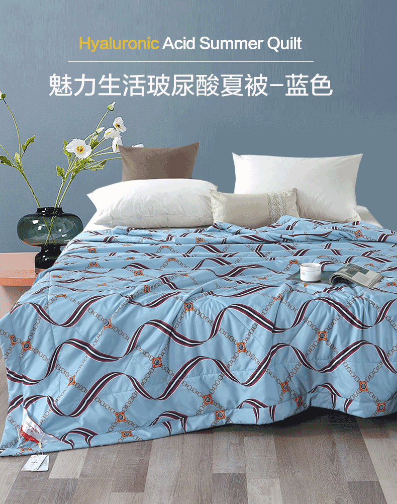 恒源祥家纺 美丽生活玻尿酸养颜润肤夏被 深色1DG2021MLSH