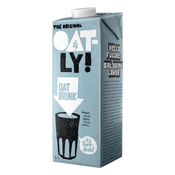 OATLY 燕麦奶谷物早餐奶植物蛋白膳食纤维饮料 原味低脂燕麦奶1L