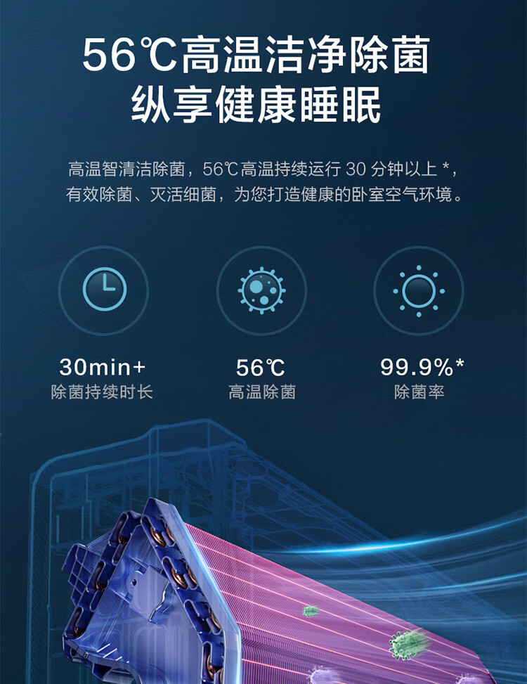 美的(Midea)空调 新一级能效 大1.5匹变频冷暖自清洁空调挂机  KFR-35GW/N8MJC1A
