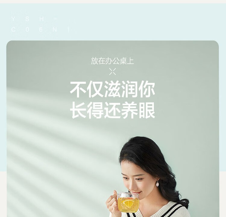 小熊（Bear）养生壶  YSH-C06N1 花茶壶   煮茶器 电热水壶 全自动家用办公用玻璃烧水壶