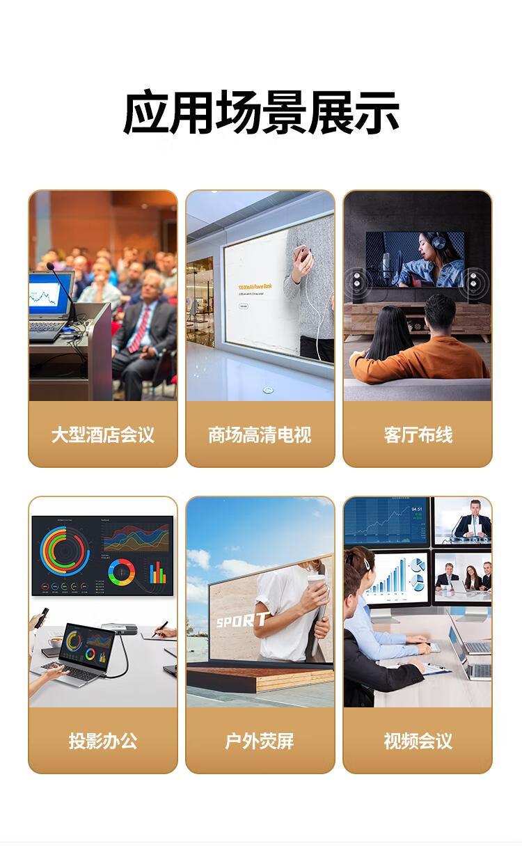 绿联 HDMI线工程级 4K数字高清线3D视频线 显示器数据连接线5米 10109