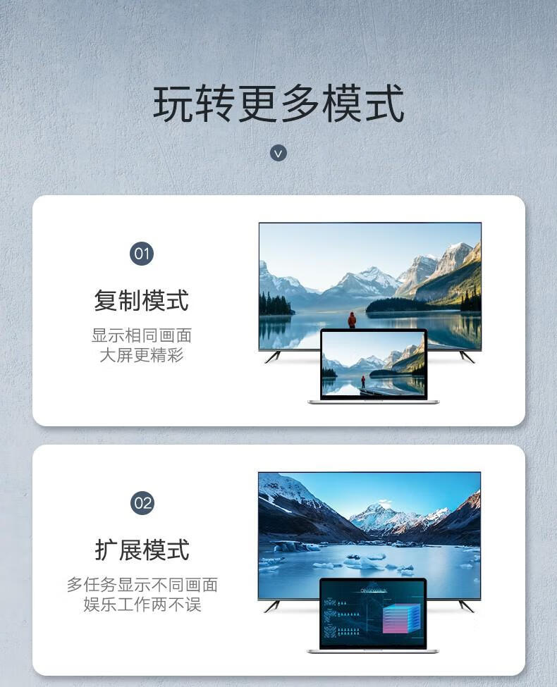 绿联 HD101 HDMI线 2.0版4k高清线3d 接电视投影仪连接线 绿黑款 8米 40465