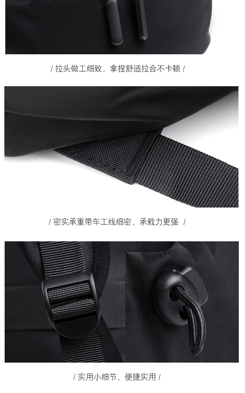 恒源祥 学院风高档高端电脑包 双肩包 HYX025XB 蓝色