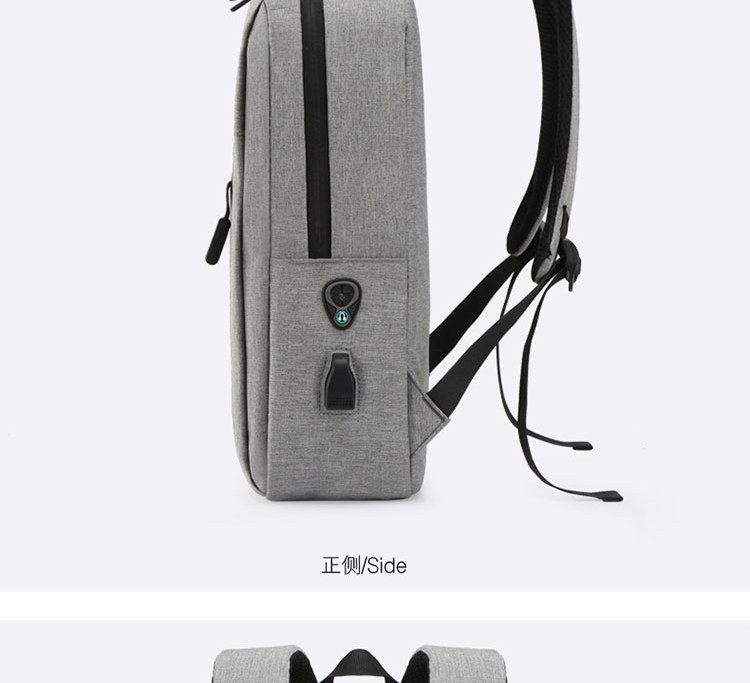 恒源祥 商务双肩电脑包 HYX010XB 灰色