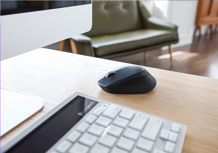 罗技（Logitech）M280鼠标 无线鼠标 家用商务办公鼠标 右手鼠标 带无线2.4G接收器黑色