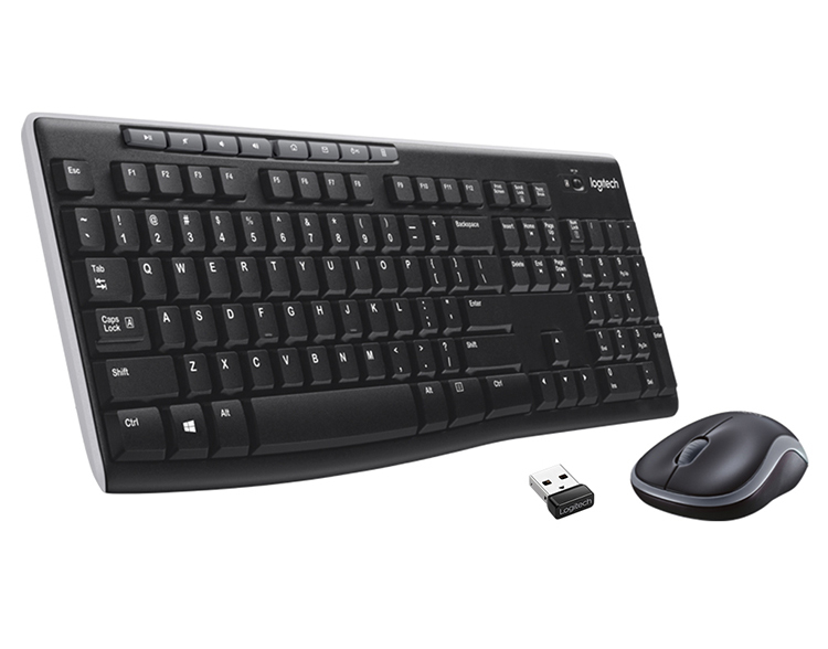 罗技（Logitech）MK270无线键鼠套装10米覆盖商务办公无限键盘鼠标套件台式机外接笔记本电脑通用