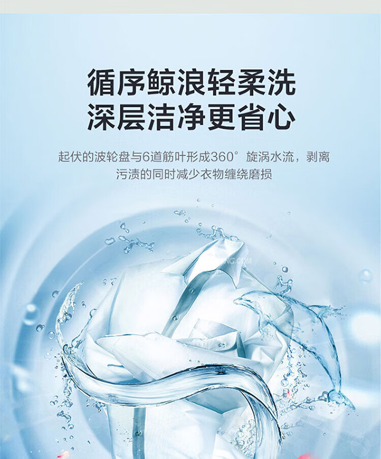 小天鹅（LittleSwan）10公斤 波轮洗衣机全自动 健康免清洗TB100V23H