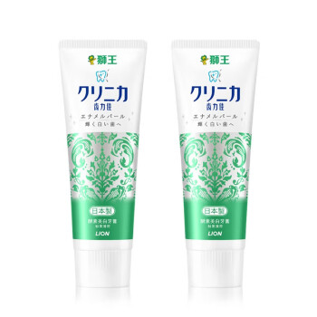 狮王齿力佳酵素美白牙膏(鲜果薄荷)130g*2