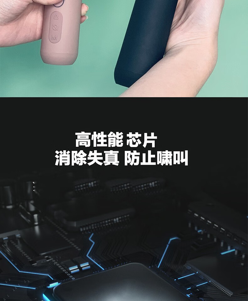 颐电 麦克风蓝牙音箱一体机 全向麦话筒主播神器音响一体无线蓝牙家庭ktv 黑色 纪念日礼物男女AD-3799