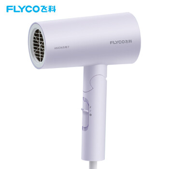 飞科（FLYCO)电吹风机 便携负离子 家用宿舍学生大功率深度养发吹风筒 可折叠 FH6277 典雅紫