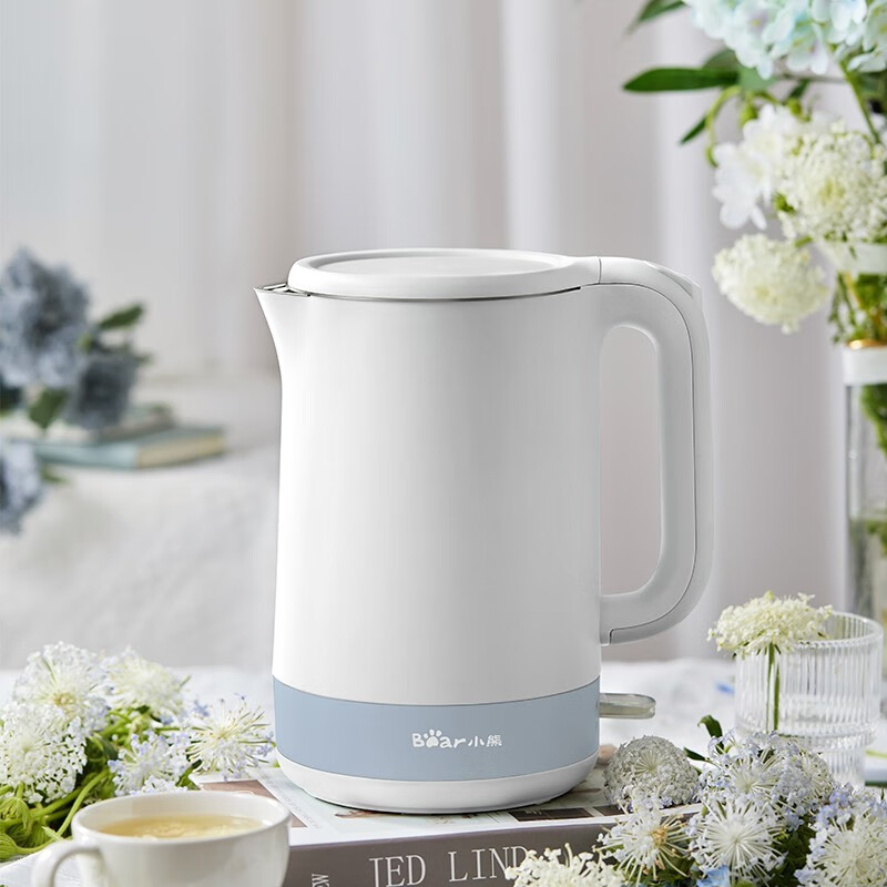 小熊（Bear）电热水壶ZDH-Q15M2  烧水壶 家用开水暖水壶保温1.6L大容量304不锈钢一体无缝内恒温壶