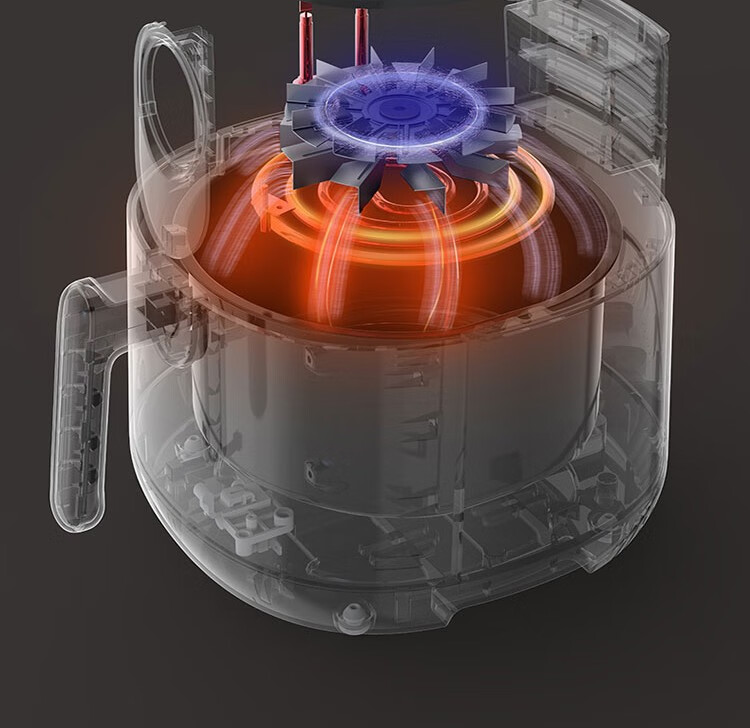 小熊（Bear）空气炸锅 QZG-B14E1  3.5L家用低脂轻食机   多功能电炸锅 一人食薯条机