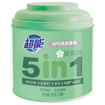  超能APG洗衣凝珠 全效5腔旋风珠 200g(20颗)