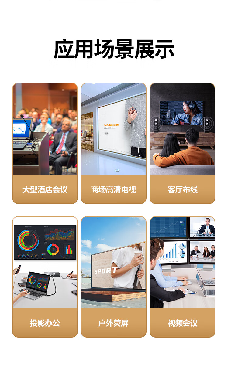 绿联 10109 HDMI线长线工程级 4K数字高清线3D视频线HD104 工程款-无磁环 5米