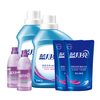 蓝月亮洗衣液衣物护理洗衣护衣套装22L06