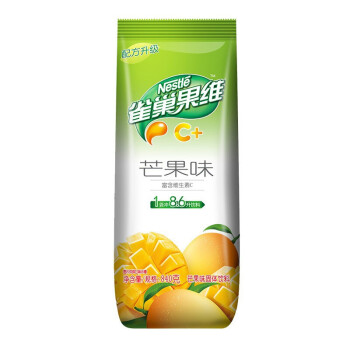 雀巢（Nestle）果维C+ 冲饮果汁 芒果味840g 富含维生素C 果汁粉 速溶果珍粉 冲调饮品