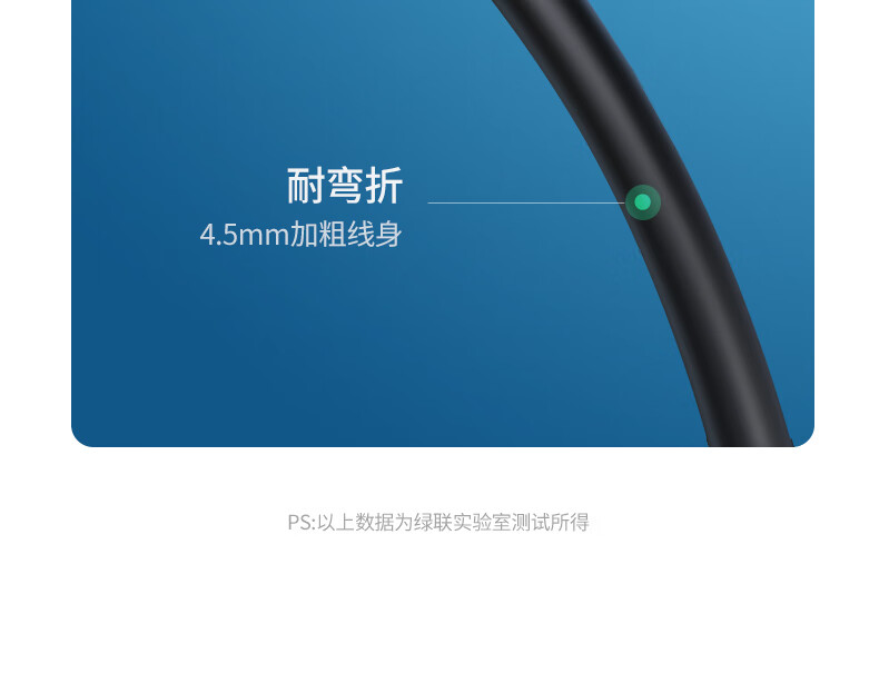 绿联 80333 USB分线器2.0 4口HUB集线器扩展坞 笔记本电脑一拖四转换器多接口延长线带供电口 0.25米