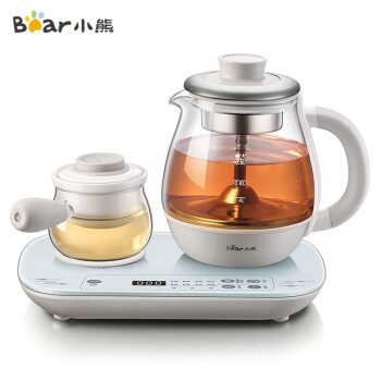 小熊（Bear）煮茶器ZCQ-A08E1   煮茶壶 0.8L蒸汽喷淋式蒸茶壶 养生壶 电水壶 热水壶